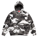 Agasalho Moletom Supreme Satin Appliqué Camuflado (Snow) Branco