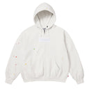 Agasalho Moletom com Zíper Supreme x MM6 Maison Margiela Box Logo Branco