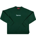 Agasalho Moletom Crewneck Supreme Box Logo Verde Escuro