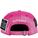 Boné Supreme City Patches 6-Panel Rosa Magenta