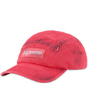 Boné Supreme Overdyed Camp Vermelho (2026)
