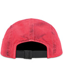Boné Supreme Overdyed Camp Vermelho (2026)