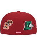 Boné Supreme Mascots S Logo New Era Vermelho Escuro