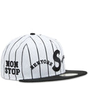 Boné Supreme x Homerun S Logo New Era Listrado Branco