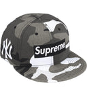 Boné Supreme x MLB Box Logo New Era Camuflado (New York Yankees) Preto