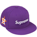 Boné Supreme x MLB Box Logo New Era Roxo (Houston Astros)