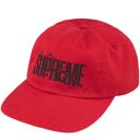 Boné Supreme Splatter 6 Panel Vermelho