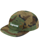 Boné Supreme Jacquard Logos Denim Camp Camuflado (Woodland) Verde