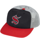 Boné Supreme Contrast S Mesh Back 6 Panel Preto