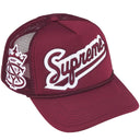 Boné 5-Panel Supreme University Mesh Back Bordô Vermelho