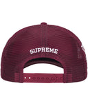 Boné 5-Panel Supreme University Mesh Back Bordô Vermelho