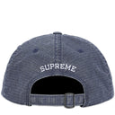 Boné 6-Panel Supreme Arabic Logo Ripstop Azul Marinho