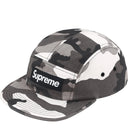 Boné Supreme Lavado Chino Twill Camp Camuflado (Snow) Preto