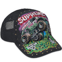Boné 5-Panel Supreme x Monster Jam Grave Digger Mesh Back Preto
