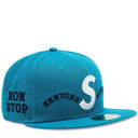 Boné Supreme x Homerun S Logo New Era Azul (Teal)