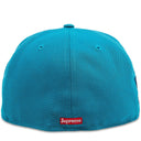 Boné Supreme x Homerun S Logo New Era Azul (Teal)