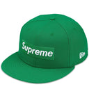 Boné Supreme Rings Box Logo New Era Verde