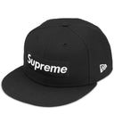Boné Supreme Rings Box Logo New Era Preto