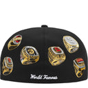 Boné Supreme Rings Box Logo New Era Preto