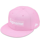 Boné Supreme Rings Box Logo New Era Rosa