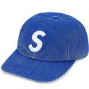 Boné Supreme Pigment Coated Canvas S Logo 6-Panel Azul Royal
