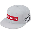 Boné Supreme Bones Box Logo New Era Cinza