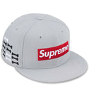 Boné Supreme Bones Box Logo New Era Cinza