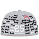 Boné Supreme Bones Box Logo New Era Cinza