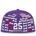 Boné Supreme Bones Box Logo New Era Roxo