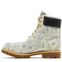 Tênis Supreme x MM6 Maison Margiela x Timberland 6-Inch Premium Waterproof Boot Money Off-White