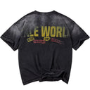 Camiseta Vale Lives Forever Newspaper Preta Preto