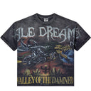 Camiseta Vale Lives Forever Ride The Dragon Preta Estonada Preto