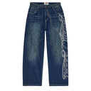 Calça Jeans Vale Lives Forever Big Stitch Azul