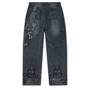 Calça Vale Lives Forever Chain Painters Cinza Asfalto Preto