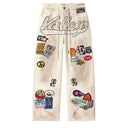Calça Vale Lives Forever 1980s Painters Off-White Branco