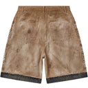 Shorts Bermuda Jeans Vale Lives Forever Cream Double Caramelo Bege