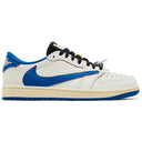 Fragment Design x Travis Scott x Air Jordan 1 Retro Low OG SP Sail Military Blue