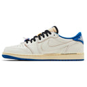 Fragment Design x Travis Scott x Air Jordan 1 Retro Low OG SP Sail Military Blue