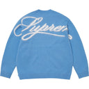 Suéter Supreme Angora Script Azul Claro