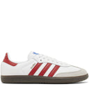 Tênis Adidas Samba OG White Scarlet