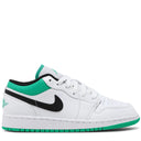 Tênis Air Jordan 1 Low White Lucky Green (GS)