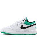 Tênis Air Jordan 1 Low White Lucky Green (GS)