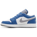 Air Jordan 1 Low True Blue Cement (GS)