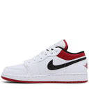 Tênis Air Jordan 1 Low White Gym Red (GS)