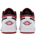 Tênis Air Jordan 1 Low White Gym Red (GS)
