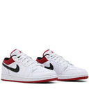 Tênis Air Jordan 1 Low White Gym Red (GS)