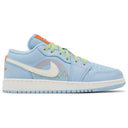 Air Jordan 1 Low SE Blue Stitch (GS)