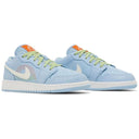 Air Jordan 1 Low SE Blue Stitch (GS)
