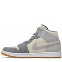 Tênis Air Jordan 1 Mid SE Coconut Milk Particle Grey