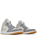 Tênis Air Jordan 1 Mid SE Coconut Milk Particle Grey
